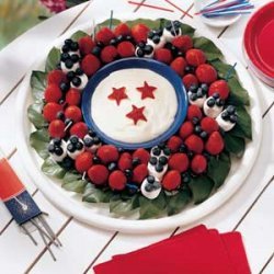 Sweet Liberty Fruit Wreath