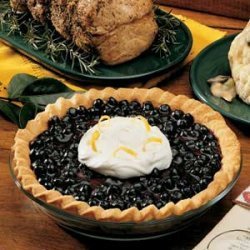 Fresh Blueberry Pie