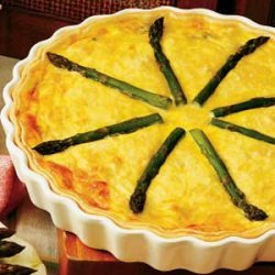 Asparagus Crab Quiche