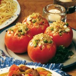 Stuffed Garden Tomatoes