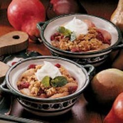 Pear Cranberry Crisp