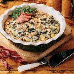 Crustless Spinach Quiche