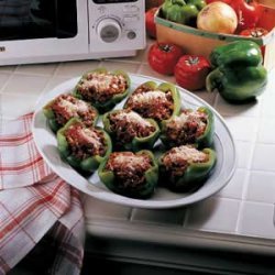 Stuffed Green Pepper Cups