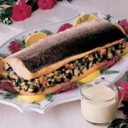 Spinach-Stuffed Salmon