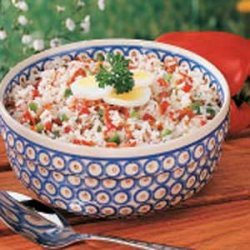 Hot German Rice Salad