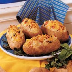 Cheddar-Mushroom Stuffed Potatoes