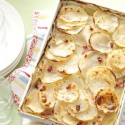 Scalloped Potatoes with Ham