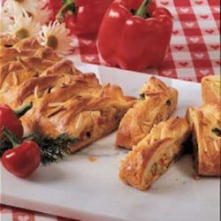 Savory Chicken Vegetable Strudel