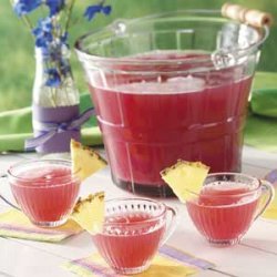 Pink Rhubarb Punch