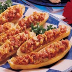 Ham-Stuffed Squash Boats