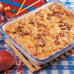 Cheesy Potato Beef Bake