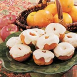 Frosted Pumpkin Doughnuts