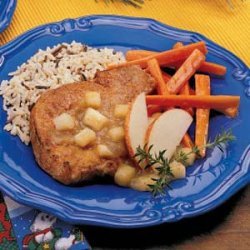 Applesauce Pork Chops