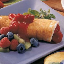 Fruit Pancake Roll-Ups
