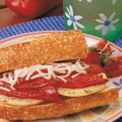 Roasted Pepper and Onion Sandwiches