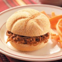 Shredded BBQ Beef Sandwiches