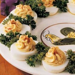 Lemon-Curry Deviled Eggs