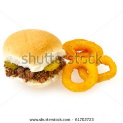 Onion Loose-Meat Sandwiches