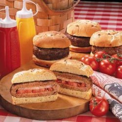 Stuffed Half-Pounders