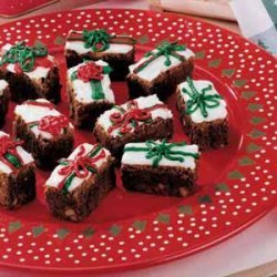 Gift-Wrapped Brownies