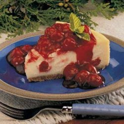 Cherry Almond Cheesecake