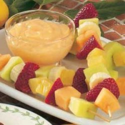 Fruit Kabobs with Citrus Dip