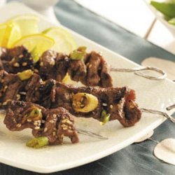 Skewered Ginger Beef