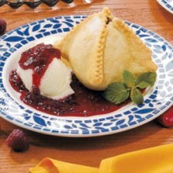 Pear Melba Dumplings