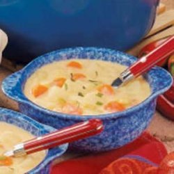 Cheesy Vegetable Soup