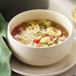 Basil Tortellini Soup