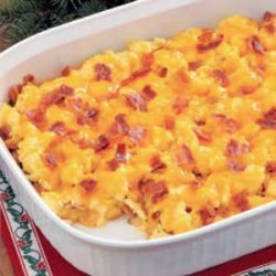 Cheesy O'Brien Egg Scramble