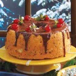 Chocolate Cherry Angel Cake