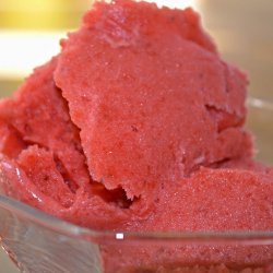 Fresh Strawberry Sorbet