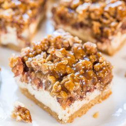 Pumpkin Cheesecake Crumble Squares