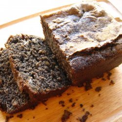 Black Sesame-Pear Tea Cake