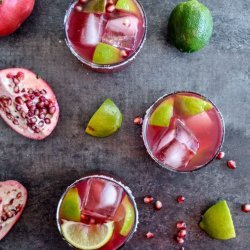 Pomegranate-Champagne Punch