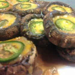 Cheddar-Stuffed Mushrooms