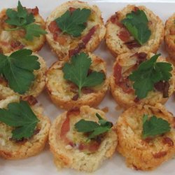 Pancetta, Leek, and Goat Cheese Tartlets