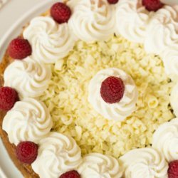 Double-Decker Raspberry and White Chocolate Cheesecake