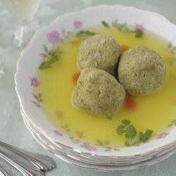 Tomato Matzo Balls