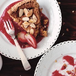 Almond-Lemon Torte with Fresh Strawberries