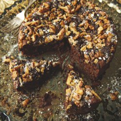 Chocolate, Walnut and Prune Fudge Torte