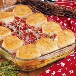 Italian Sausage Biscuit Bake