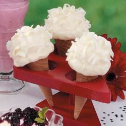 White Chocolate Cones