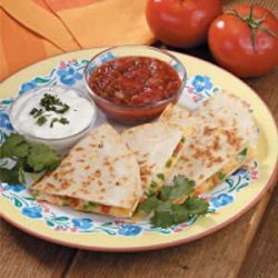 Two-Cheese Quesadillas