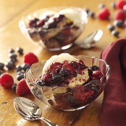 Slow-Cooker Berry Cobbler