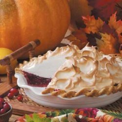 Cranberry Meringue Pie