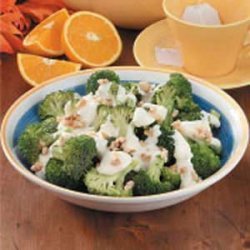 Broccoli With Orange Cream