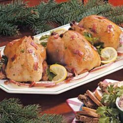 Cornish Hens with Potatoes