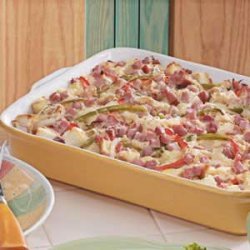 Colorful Ham Strata